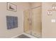 Large walk-in shower with glass enclosure at 3314 E Azalea Dr, Gilbert, AZ 85298