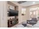 Relaxing Gathering room featuring comfortable seating and a built-in entertainment center at 3314 E Azalea Dr, Gilbert, AZ 85298