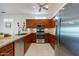 Spacious kitchen featuring granite countertops and stainless steel appliances at 20419 N Shadow Mountain Dr, Surprise, AZ 85374
