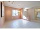 Dining area with tile floors and a chandelier at 20419 N Shadow Mountain Dr, Surprise, AZ 85374