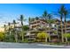 Luxury apartments with palm trees and street view at 7167 E Rancho Vista Dr # 3003, Scottsdale, AZ 85251