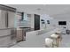 Modern kitchen with an island and stainless steel appliances at 7167 E Rancho Vista Dr # 3003, Scottsdale, AZ 85251