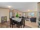 Bright dining area with table and chairs, open to living room at 320 E Mckellips Rd # 237, Mesa, AZ 85201