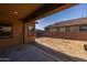 Covered patio with view of backyard at 23148 E Carriage Way, Queen Creek, AZ 85142