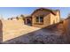 Large backyard with unfinished landscaping at 23148 E Carriage Way, Queen Creek, AZ 85142