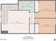 Second floor plan showing loft, bath, and bedrooms at 23148 E Carriage Way, Queen Creek, AZ 85142