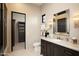 Elegant bathroom with a large vanity and walk-in closet at 9889 E Happy Valley Rd # 5, Scottsdale, AZ 85255