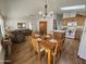 Dining area with kitchen and living room access at 650 N Hawes Rd # 4956, Mesa, AZ 85207