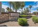Community entrance sign with landscaping at 4327 E Capricorn Pl, Chandler, AZ 85249