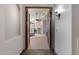 Bedroom entry with double doors and hardwood floors at 4327 E Capricorn Pl, Chandler, AZ 85249