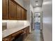 Built-in desk and cabinetry in this home office at 4327 E Capricorn Pl, Chandler, AZ 85249
