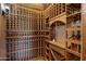 Spacious wine cellar with ample storage for wine bottles at 4327 E Capricorn Pl, Chandler, AZ 85249