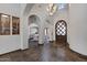 Elegant entryway with high ceilings and arched doorways at 4327 E Capricorn Pl, Chandler, AZ 85249