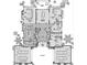 Two-story floor plan with 7 bedrooms, 6 baths, and 4 car garage at 3852 E Expedition Way, Phoenix, AZ 85050