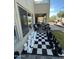 Enjoy this expansive patio with oversized chessboard and comfortable seating at 3852 E Expedition Way, Phoenix, AZ 85050