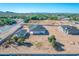Aerial perspective of two new homes under construction, situated on a spacious lot at 26761 S 181St Pl, Queen Creek, AZ 85142