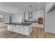 Modern kitchen with white cabinets and dark countertops at 26761 S 181St Pl, Queen Creek, AZ 85142