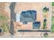 Overhead view of a new single-story house and detached garage at 26615 S 181St Pl, Queen Creek, AZ 85142