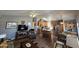 Open kitchen with wooden cabinets and an island at 650 N Hawes Rd # 4507, Mesa, AZ 85207