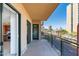 Private balcony with city and mountain views at 2302 N Central N Ave # 302, Phoenix, AZ 85004