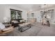 Open concept living room with dining area and a view of the kitchen at 2127 E Huntington Dr, Phoenix, AZ 85040