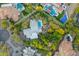 Bird's-eye view of a home with pool in a neighborhood at 8517 N 48Th Pl, Paradise Valley, AZ 85253