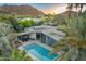 Mid-century modern home with pool and mountain views at 8517 N 48Th Pl, Paradise Valley, AZ 85253