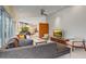 Open concept living room with ample seating and views of the dining area at 8517 N 48Th Pl, Paradise Valley, AZ 85253