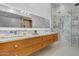 Modern bathroom with a large walk-in shower and double vanity at 8517 N 48Th Pl, Paradise Valley, AZ 85253