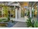 Modern entryway with glass doors, showcasing interior and exterior views at 8517 N 48Th Pl, Paradise Valley, AZ 85253