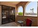 Private patio with seating area and view of community at 1972 S Clubhouse Dr, Casa Grande, AZ 85194