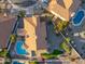 House with a pool and a backyard, in a residential area at 1247 E Marketplace Se Way, Phoenix, AZ 85048