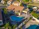 Aerial view of house with pool and backyard at 1247 E Marketplace Se Way, Phoenix, AZ 85048