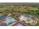 Community pool and recreation area with water slides and sports fields at 41417 N Clear Crossing Rd, Anthem, AZ 85086