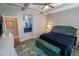 Spacious main bedroom with access to the bathroom and walk in closet at 41417 N Clear Crossing Rd, Anthem, AZ 85086