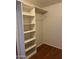 Spacious closet with built-in shelving and hanging rod at 2300 E Concorda Dr, Tempe, AZ 85282