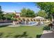 Stunning pool and spa with a water feature, creating an oasis-like backyard retreat at 9926 E Kemper Way, Scottsdale, AZ 85255