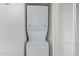 Stackable washer and dryer in a convenient laundry closet at 3002 N 70Th St # 239, Scottsdale, AZ 85251