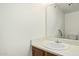 Simple bathroom with single sink and a vanity at 3002 N 70Th St # 239, Scottsdale, AZ 85251