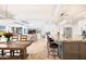 Open concept kitchen with a large island and living room view at 7117 E Rancho Vista Dr # 4011, Scottsdale, AZ 85251