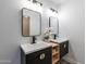 Modern bathroom with double vanity and updated fixtures at 4950 N Miller Rd # 220, Scottsdale, AZ 85251