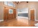 Elegant entryway with wood floors and double doors at 1020 E Caroline Ln, Tempe, AZ 85284