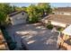 Property with a large backyard, basketball court, and garage at 1020 E Caroline Ln, Tempe, AZ 85284