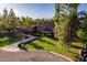 Aerial view of home showcasing curb appeal and landscaping at 1020 E Caroline Ln, Tempe, AZ 85284