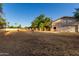 Spacious backyard with detached garage and open space at 1020 E Caroline Ln, Tempe, AZ 85284