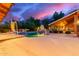 Inviting pool area with a slide, providing entertainment for all ages at 1020 E Caroline Ln, Tempe, AZ 85284