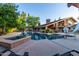 Inviting pool and spa area with a large backyard at 1020 E Caroline Ln, Tempe, AZ 85284