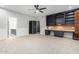 Spacious bedroom with built-in shelving and a large closet at 1020 E Caroline Ln, Tempe, AZ 85284