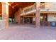 Covered patio with brick pillars and access to interior at 1020 E Caroline Ln, Tempe, AZ 85284