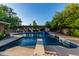 Resort-style pool with diving board and spacious deck at 1020 E Caroline Ln, Tempe, AZ 85284